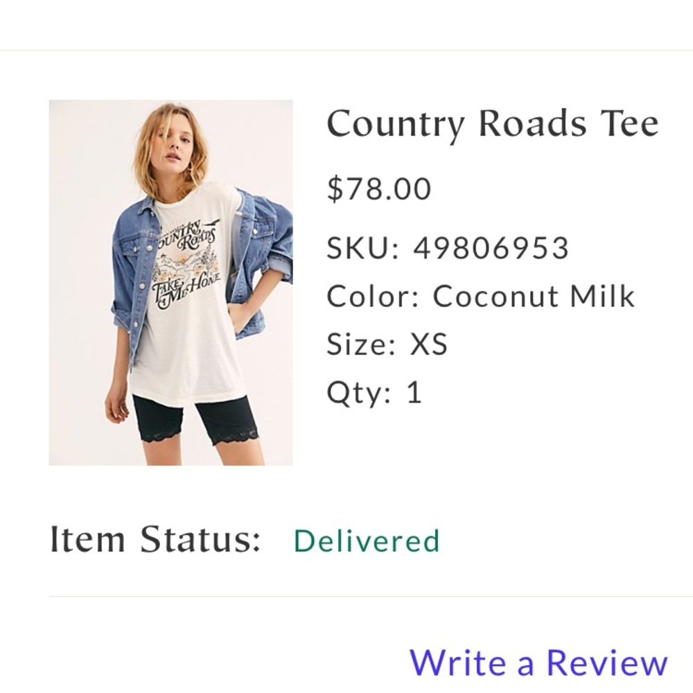 Free People Country Roads Tee